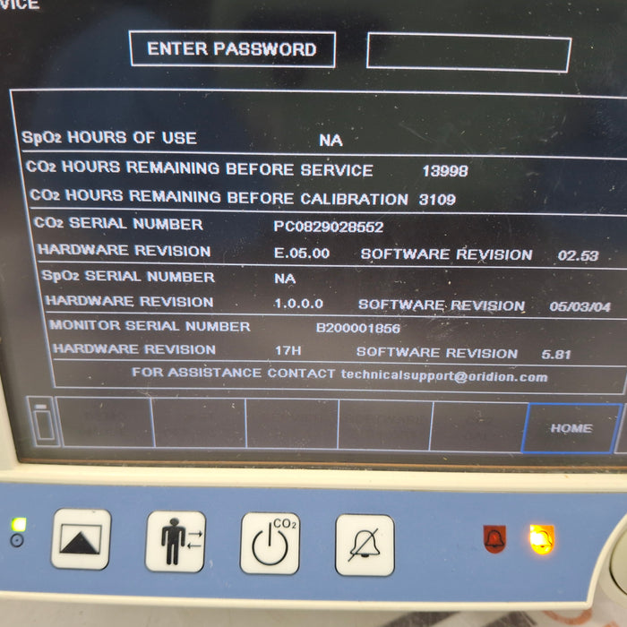 Oridion Capnostream 20 CAPNOGRAPHY MONITOR