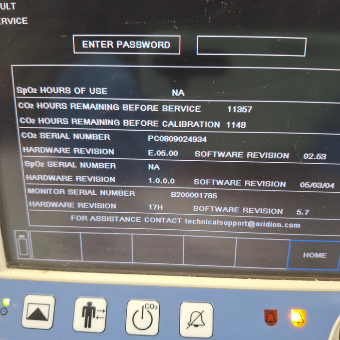 Oridion Capnostream 20 CAPNOGRAPHY MONITOR