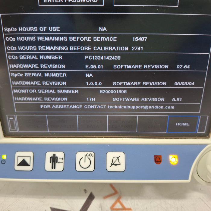 Oridion Capnostream 20 CAPNOGRAPHY MONITOR