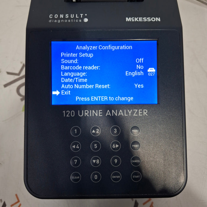 McKesson Consult 120 Urine Analyzer