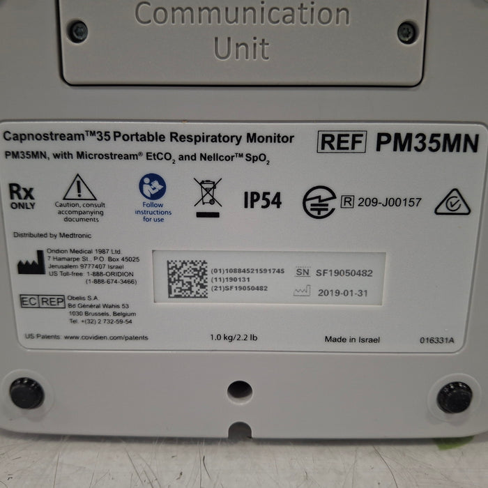 Medtronic Capnostream 35 Portable Respiratory Monitor