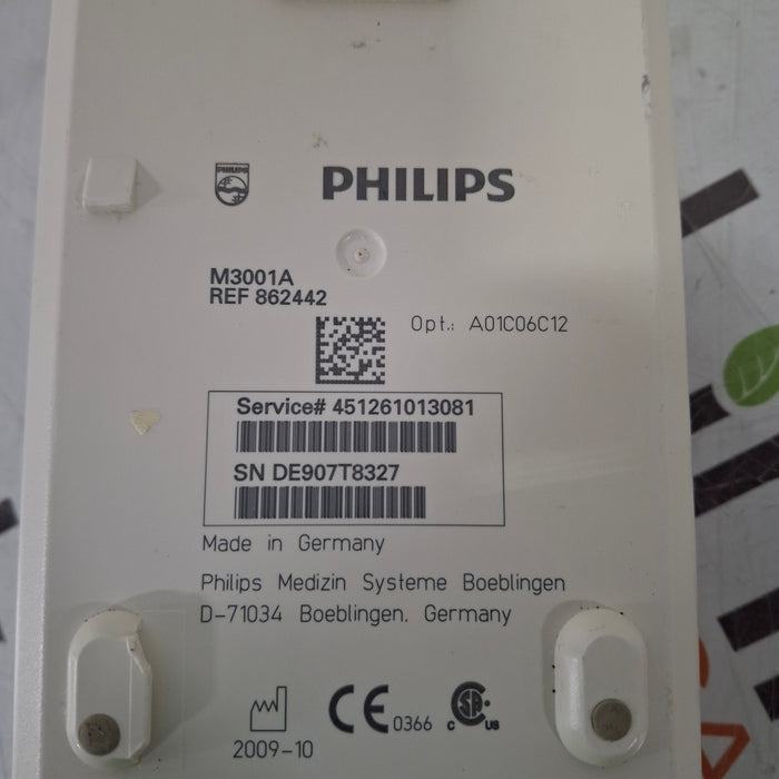 Philips M3001A-A01C06C12 Fast SpO2, NIBP, 12 lead ECG, Temp, IBP MMS Module