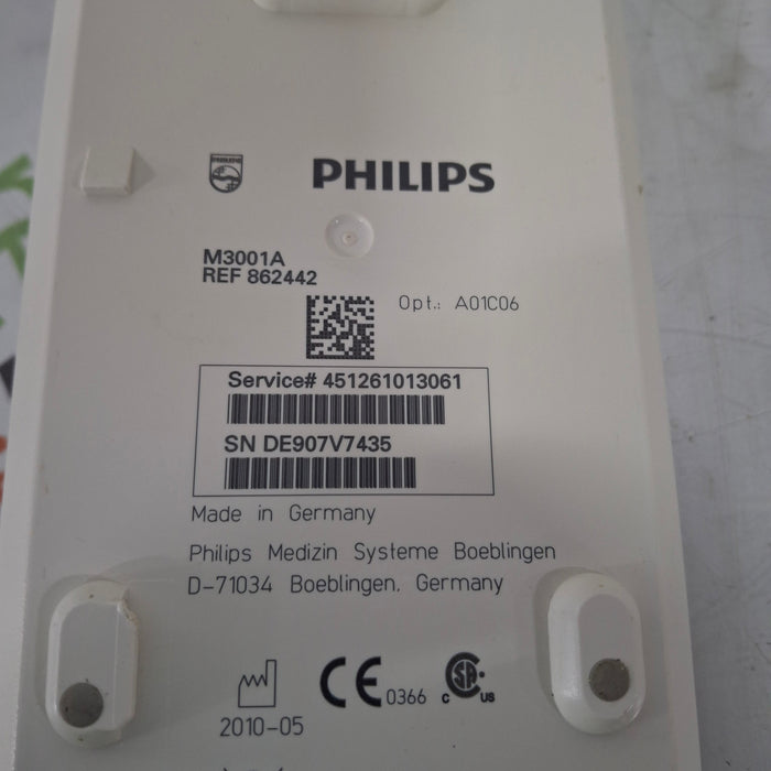 Philips M3001A-A01C06 Fast SpO2, NIBP, ECG, Temp, IBP MMS Module