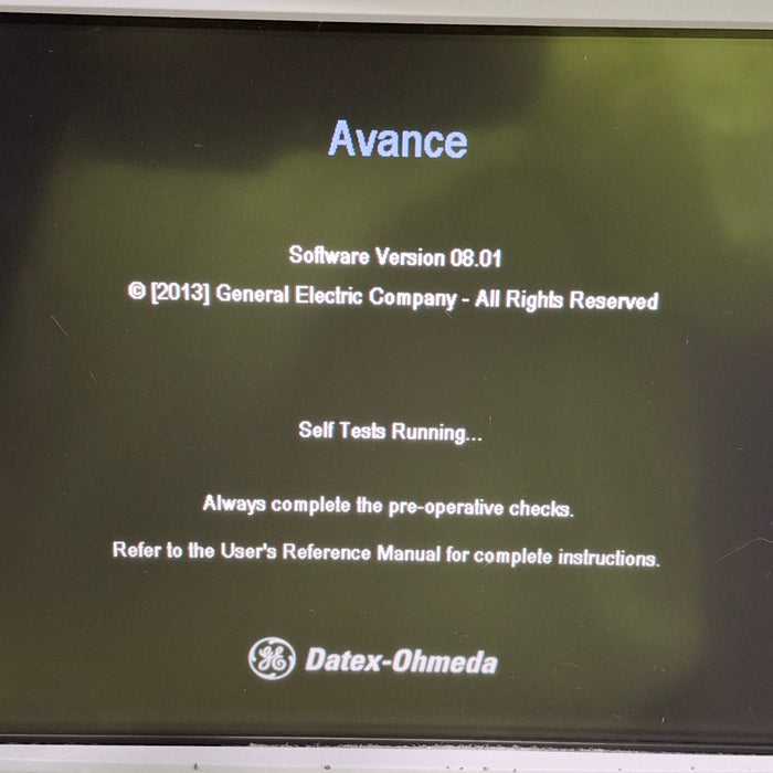 GE Healthcare S/5 Avance Anesthesia System