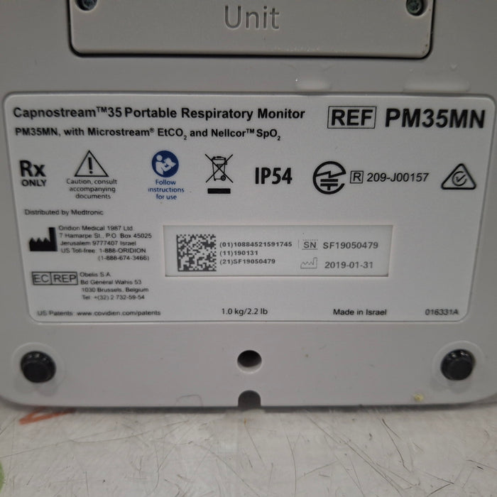 Medtronic Capnostream 35 Portable Respiratory Monitor