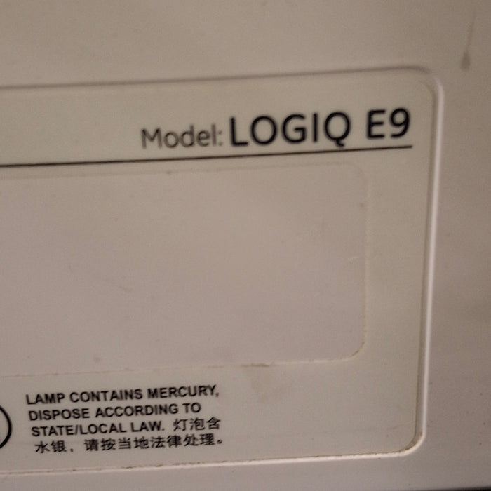 GE Healthcare Logiq E9 Ultrasound
