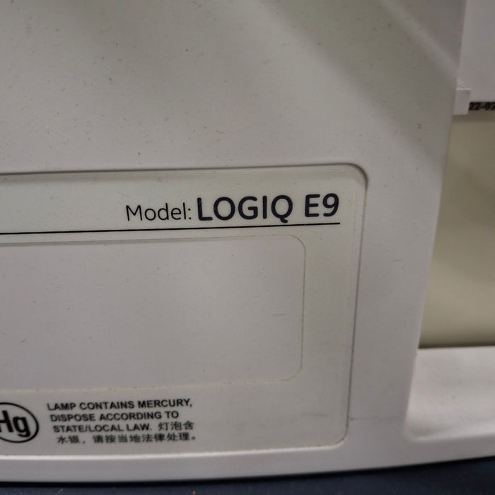 GE Healthcare Logiq E9 Ultrasound
