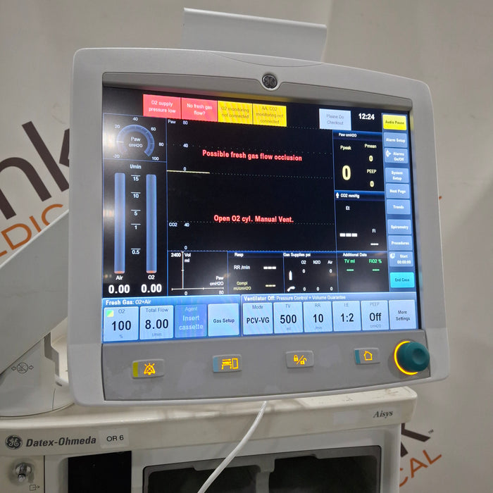 Datex-Ohmeda Datex-Ohmeda Aisys Anesthesia Unit Anesthesia reLink Medical