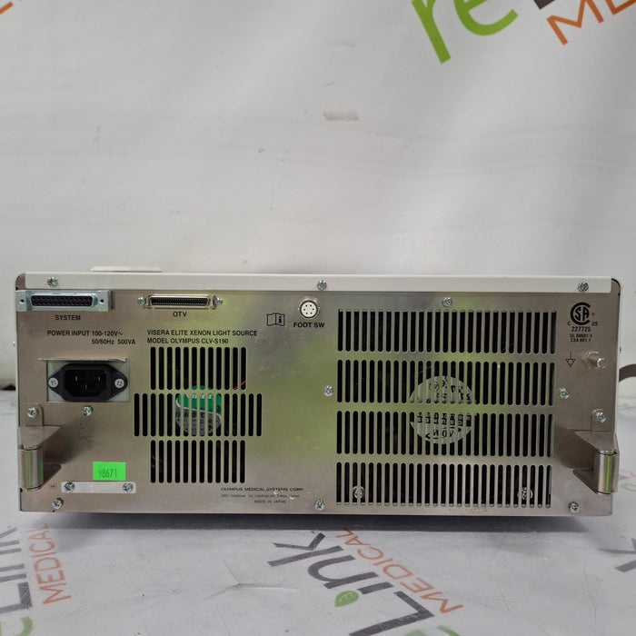 Olympus Olympus CLV-S190 Visera Elite Light Source Rigid Endoscopy reLink Medical