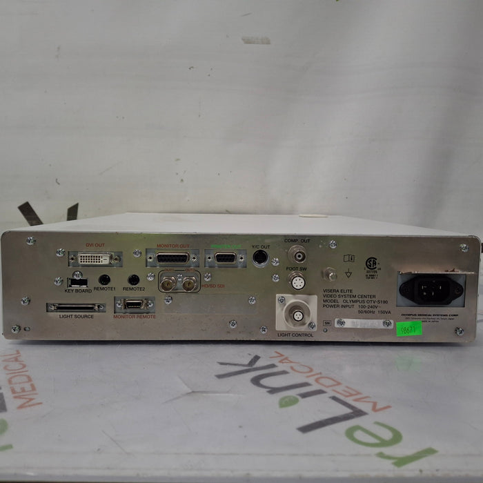 Olympus Olympus OTV-S190 Visera Elite Processor Rigid Endoscopy reLink Medical