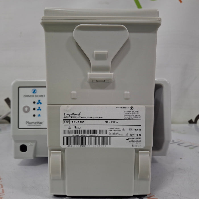 Zimmer Zimmer PlumeVac AEVV120 Surgical Smoke Evacuator Surgical Equipment reLink Medical