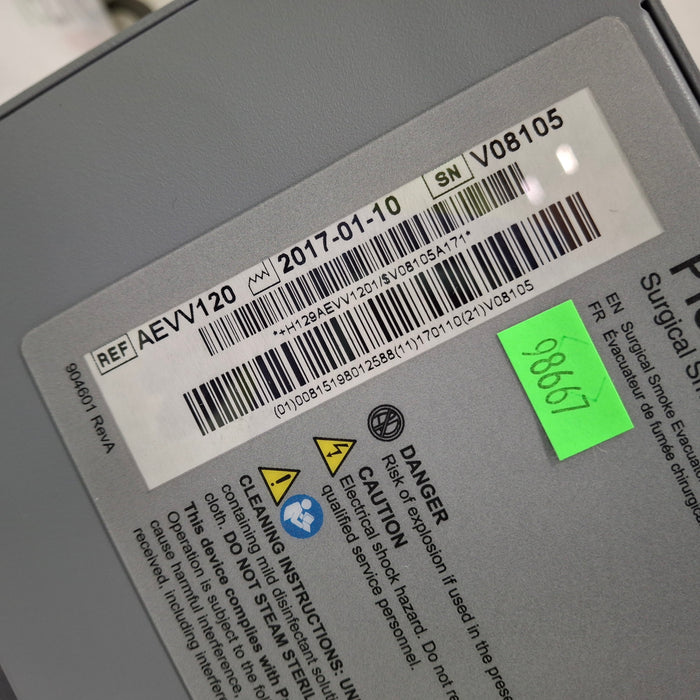 Zimmer Zimmer PlumeVac AEVV120 Surgical Smoke Evacuator Surgical Equipment reLink Medical