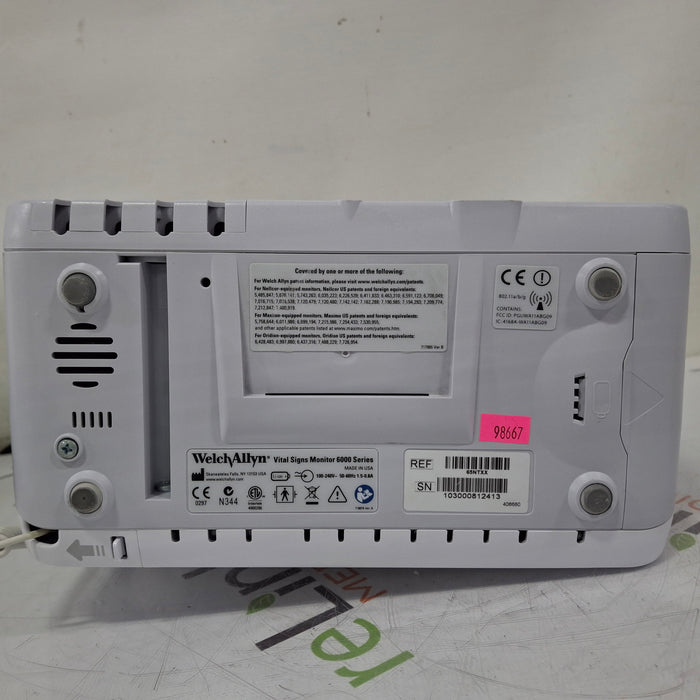 Welch Allyn Connex 6500 - Nellcor SpO2, SureTemp Vital Signs Monitor
