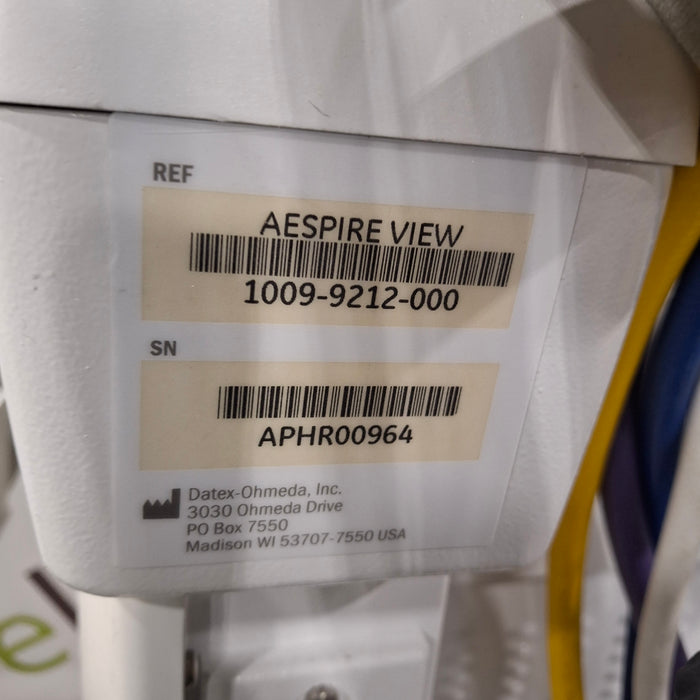 GE Healthcare Aespire View Anesthesia System