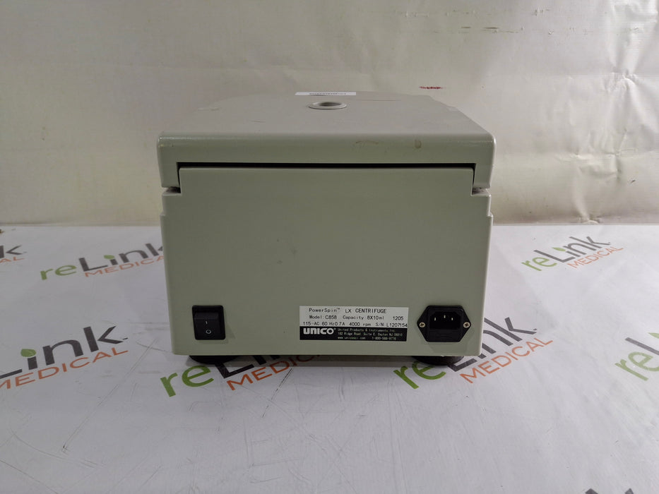 Unico C858 PowerSpin LX Centrifuge