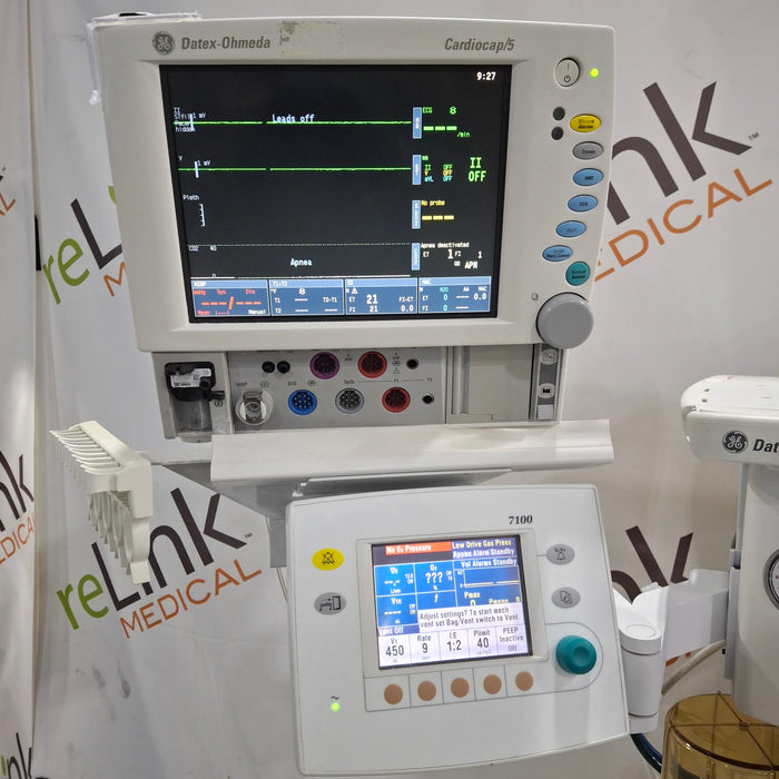 Datex-Ohmeda S/5 Aespire w/7100 Vent Anesthesia Machine