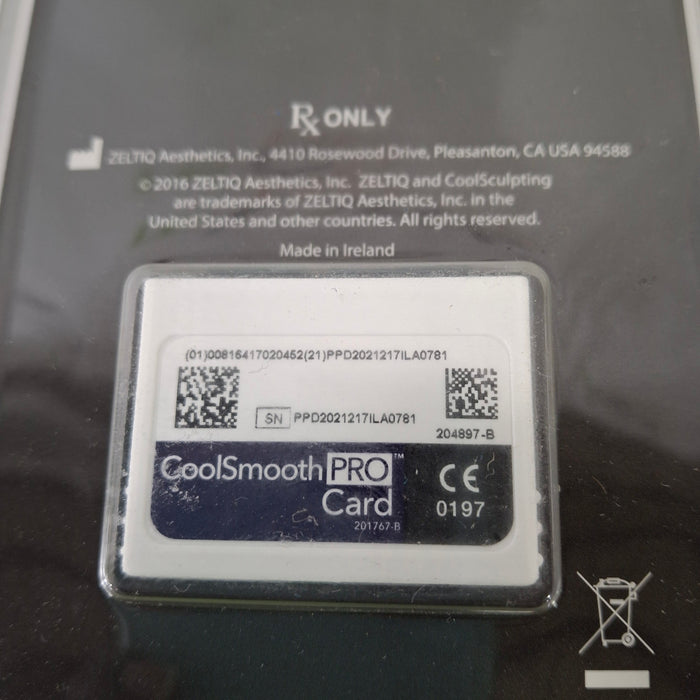 Zeltiq CoolSculpting CoolSmooth Pro Card