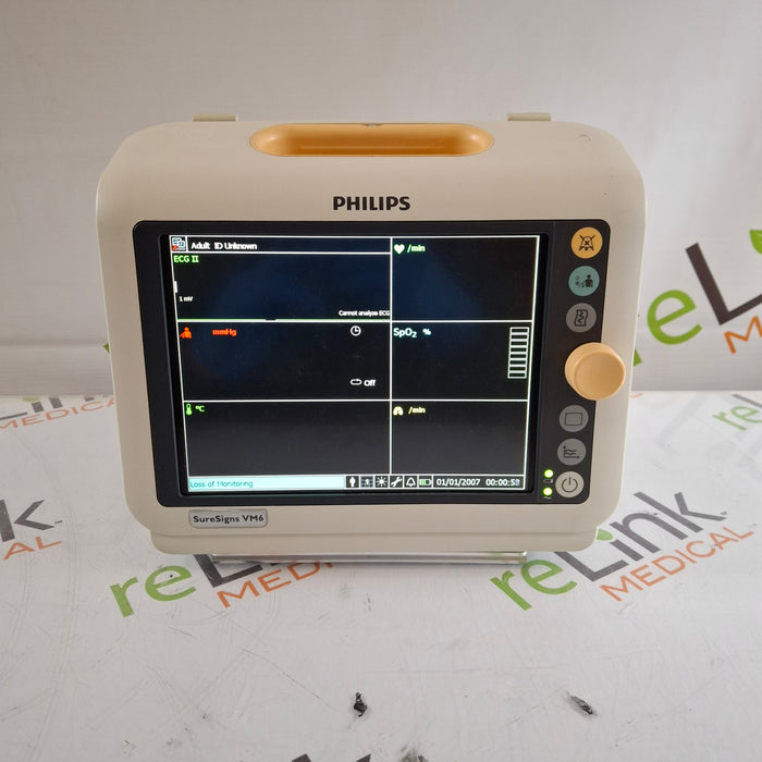 Philips Philips SureSigns VM6 Vital Signs Monitor Patient Monitors reLink Medical