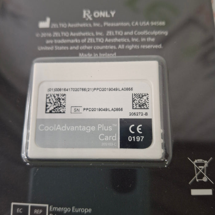 Zeltiq CoolSculpting CoolAdvantage Plus Card
