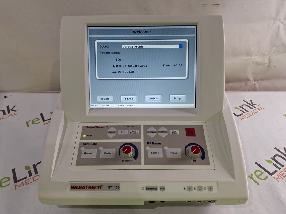 NeuroTherm NeuroTherm NT1100 RF Generator Electrosurgical Units reLink Medical