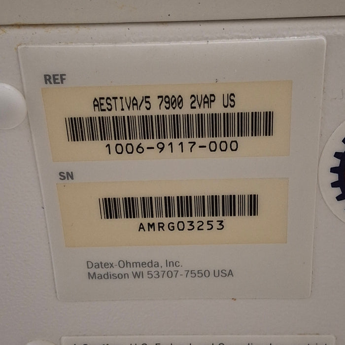 Datex-Ohmeda Aestiva 5 Anesthesia Unit