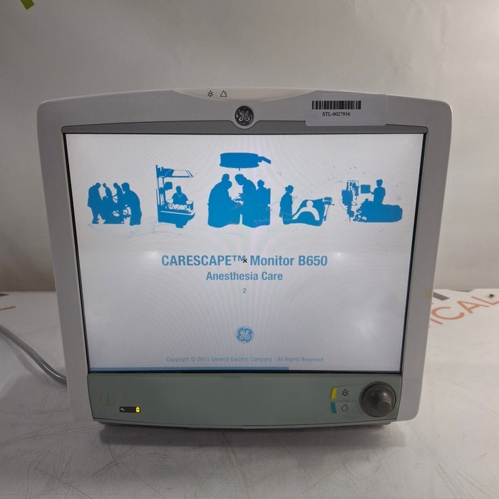GE Healthcare Carescape B650 Patient Monitor