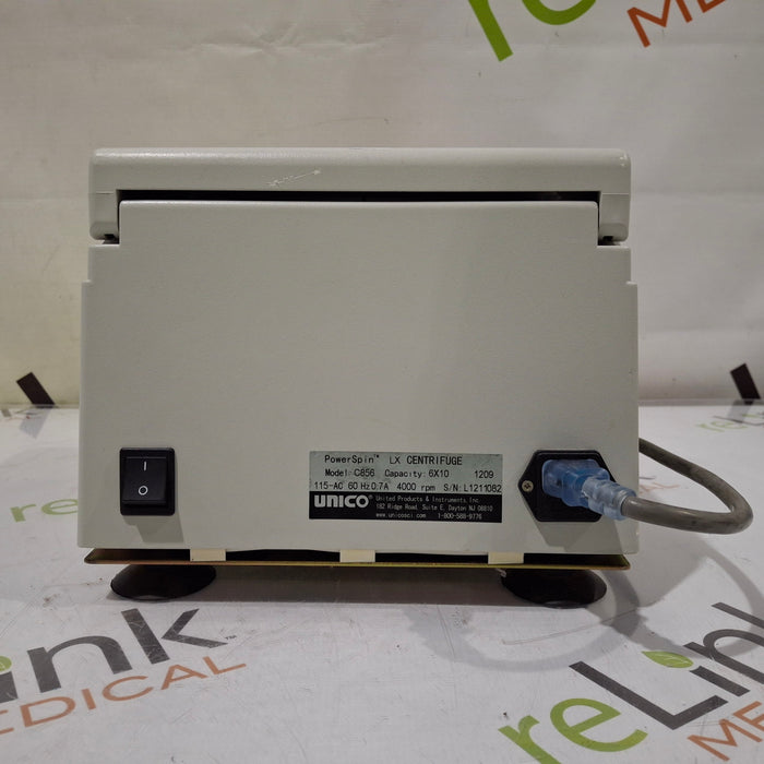 Unico C856 PowerSpin LX Centrifuge