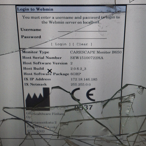 GE Healthcare GE Healthcare Carescape B650 Patient Monitor Patient Monitors reLink Medical