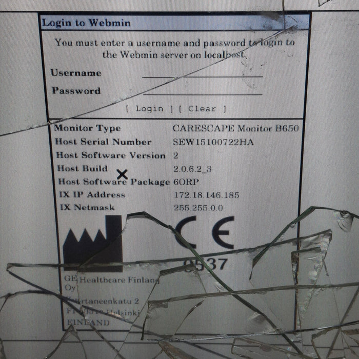 GE Healthcare GE Healthcare Carescape B650 Patient Monitor Patient Monitors reLink Medical