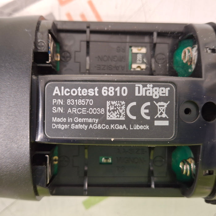 Draeger Medical Alcotest 6810 Breathalyzer Breath Alcohol Test Kit