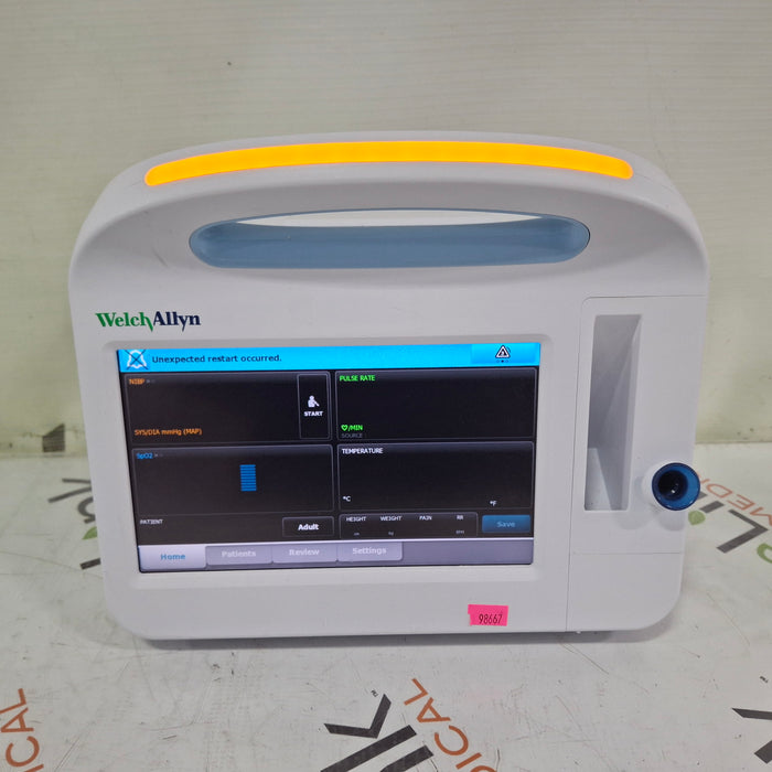 Welch Allyn Connex 6500 - Nellcor SpO2, SureTemp Vital Signs Monitor