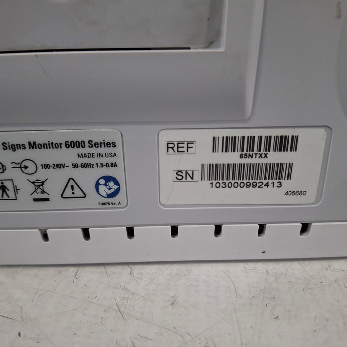 Welch Allyn Connex 6500 - Nellcor SpO2, SureTemp Vital Signs Monitor