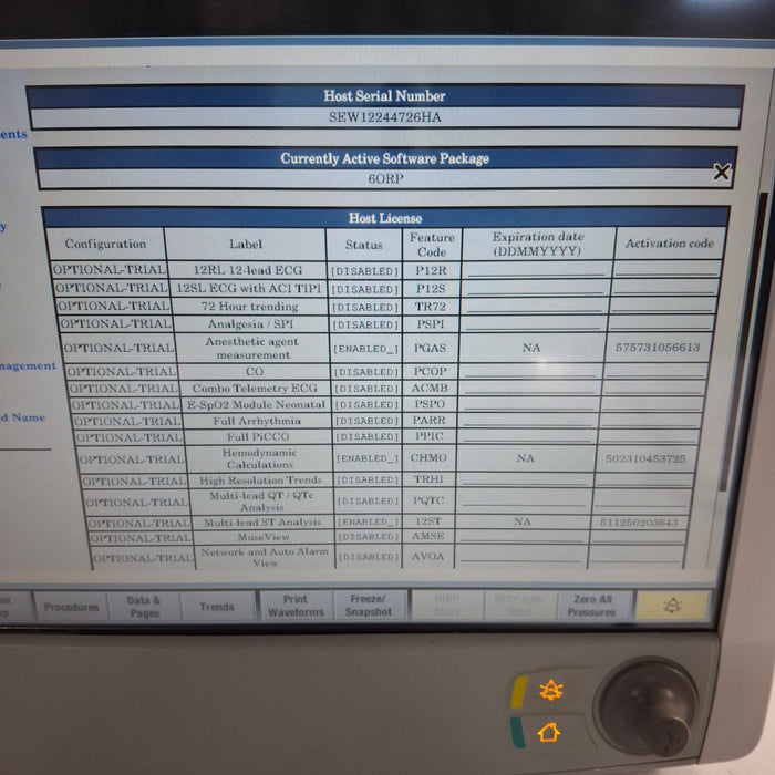 GE Healthcare Carescape B650 Patient Monitor