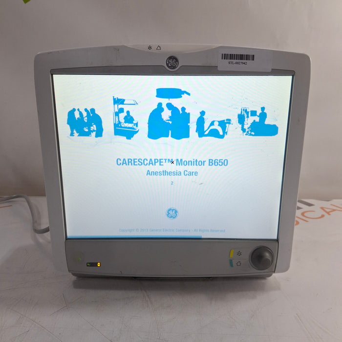 GE Healthcare Carescape B650 Patient Monitor