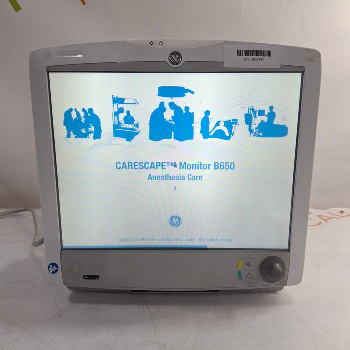 GE Healthcare Carescape B650 Patient Monitor