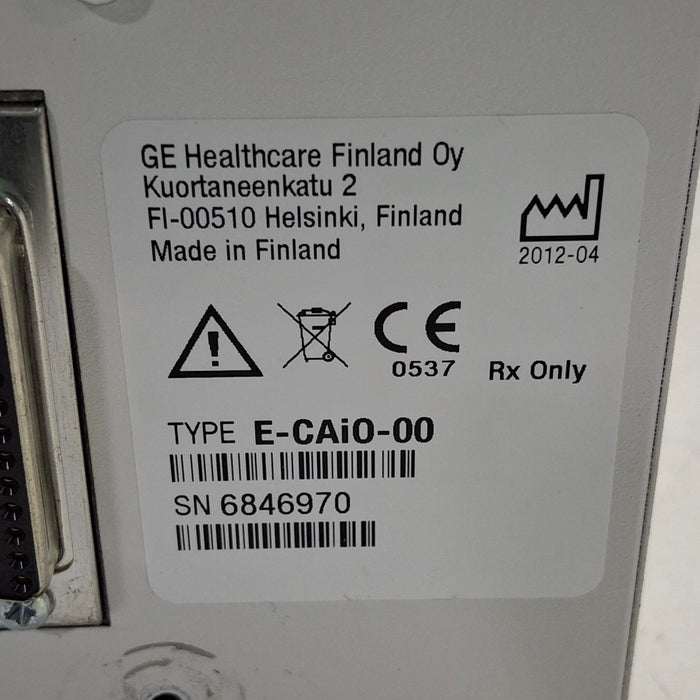 GE Healthcare GE Healthcare E-CAiO-00 Gas Exhaust Module Patient Monitors reLink Medical
