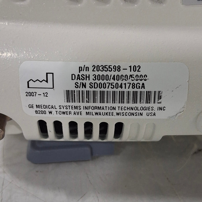GE Healthcare GE Healthcare Dash 3000 - Masimo SpO2 Patient Monitor Patient Monitors reLink Medical