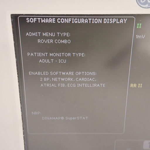 GE Healthcare GE Healthcare Dash 3000 - Masimo SpO2 Patient Monitor Patient Monitors reLink Medical