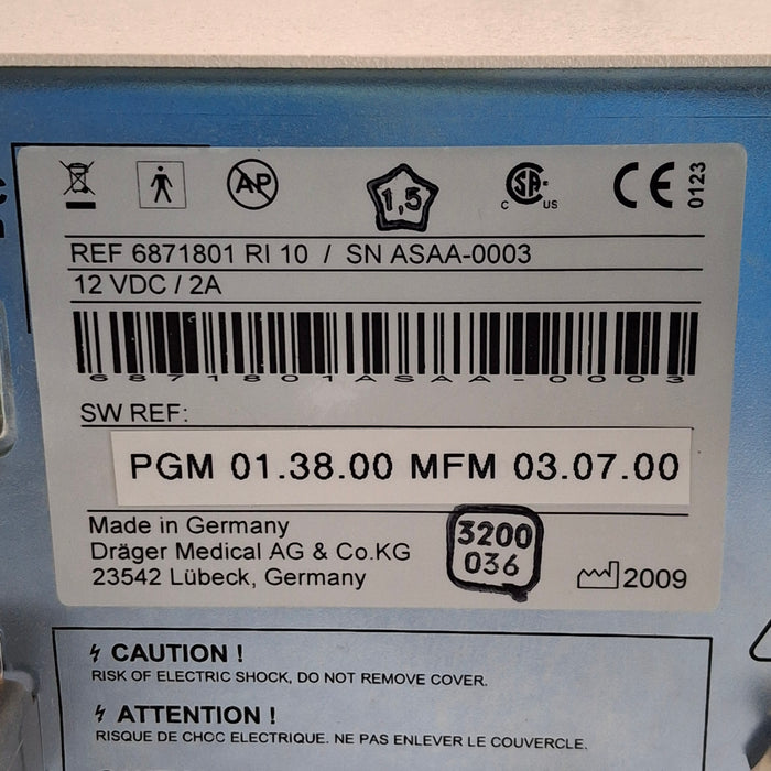 Draeger Medical Scio Four Oxi Plus Gas Module