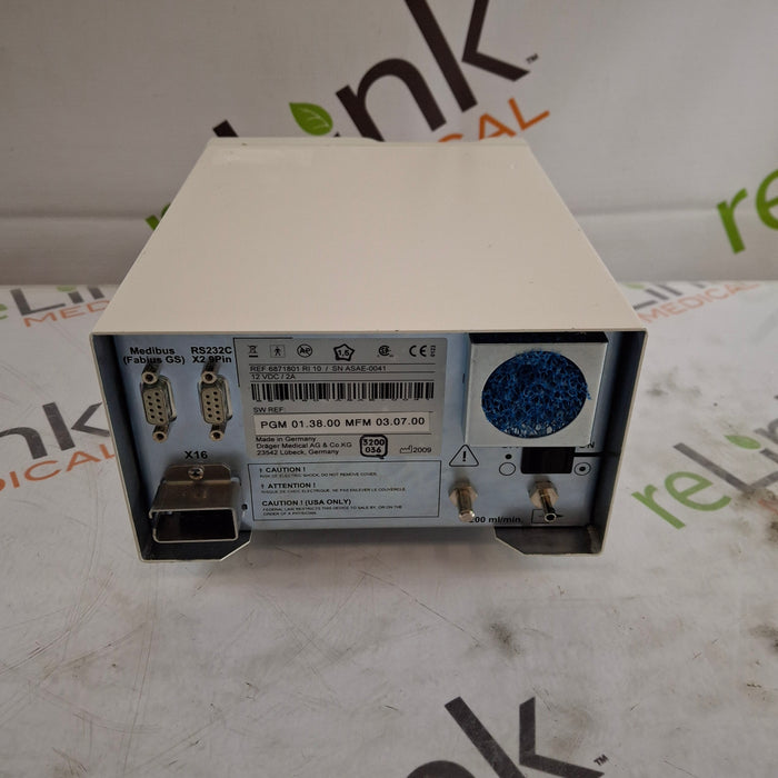 Draeger Medical Scio Four Oxi Plus Gas Module