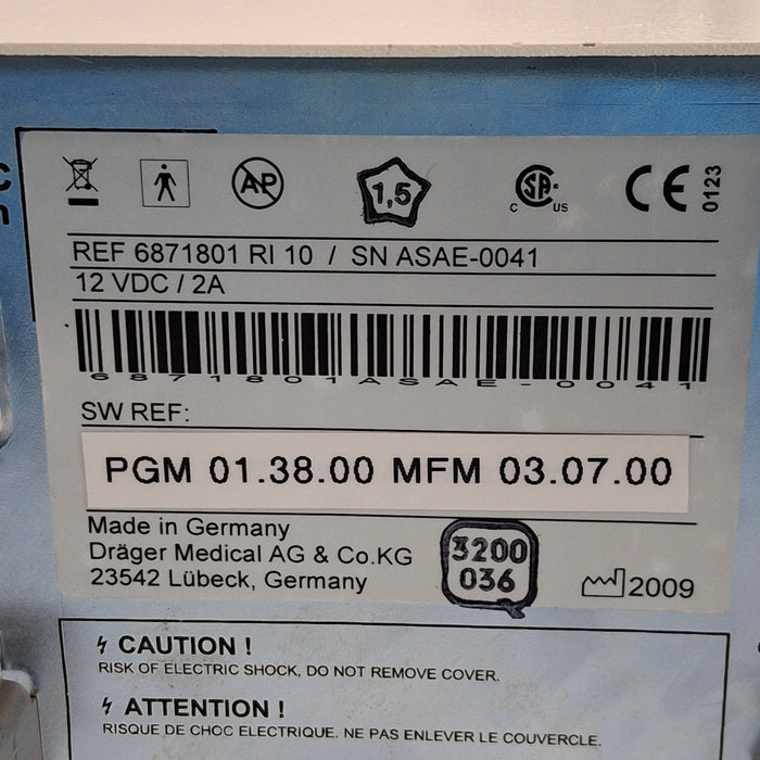 Draeger Medical Scio Four Oxi Plus Gas Module