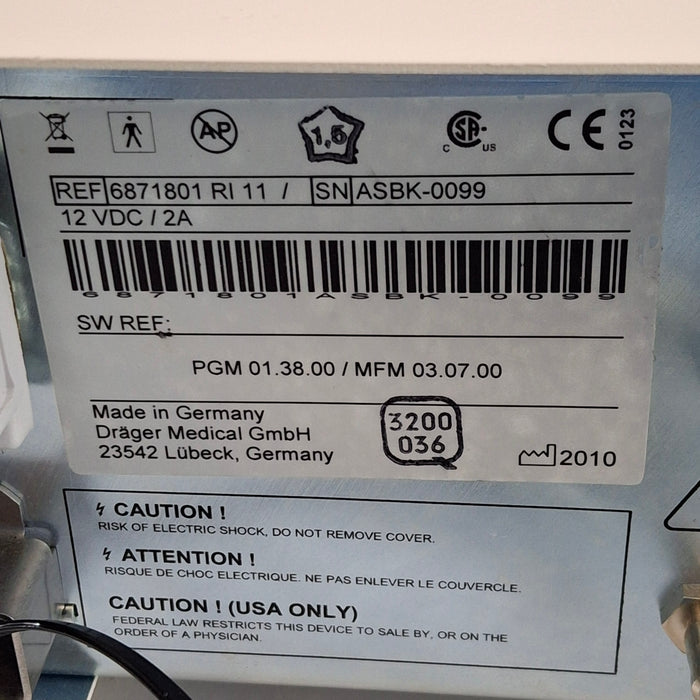 Draeger Medical Scio Four Oxi Plus Gas Module