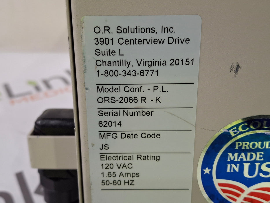 OR Solutions ORS-2066R Solution Warmer