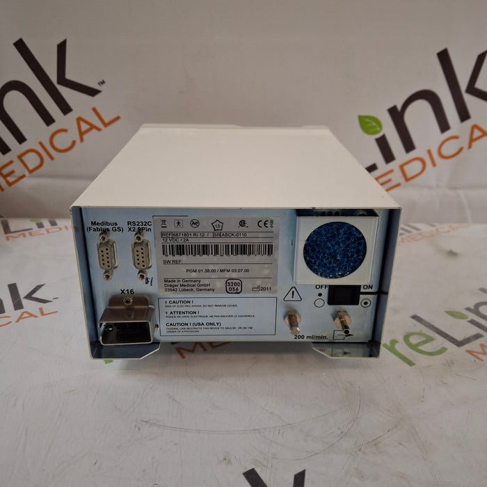 Draeger Medical Draeger Medical Scio Four Oxi Plus Gas Module Patient Monitors reLink Medical