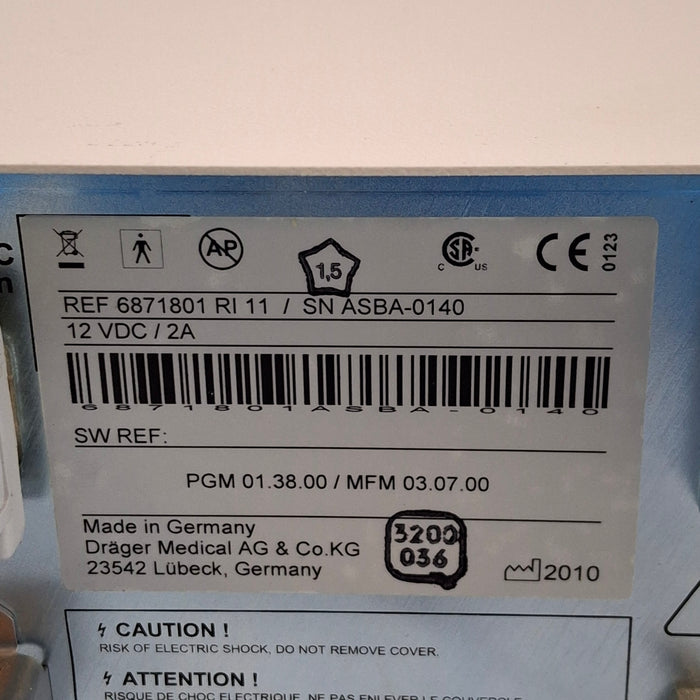 Draeger Medical Scio Four Oxi Plus Gas Module