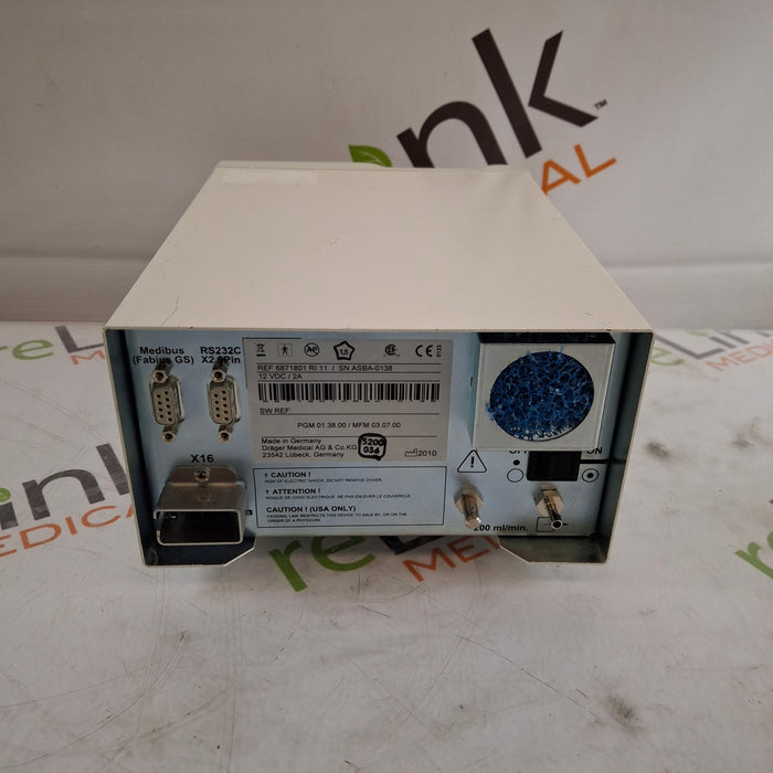 Draeger Medical Scio Four Oxi Plus Gas Module