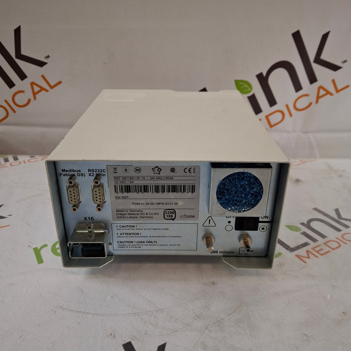 Draeger Medical Scio Four Oxi Plus Gas Module