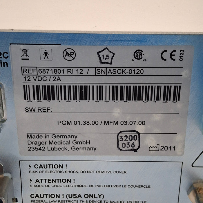 Draeger Medical Scio Four Oxi Plus Gas Module