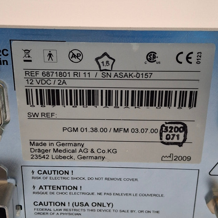 Draeger Medical Scio Four Oxi Plus Gas Module