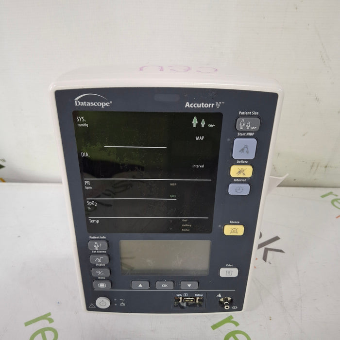 Mindray Mindray Datascope Accutorr V Vital Signs Monitor Patient Monitors reLink Medical